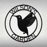 Custom Hummingbird Metal Sign