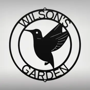 Custom Hummingbird Metal Sign