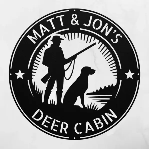 Custom Hunting Metal Sign