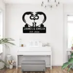 Custom Infinite Love Metal Sign