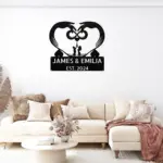 Custom Infinite Love Metal Sign