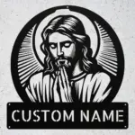 Custom Jesus Metal Sign