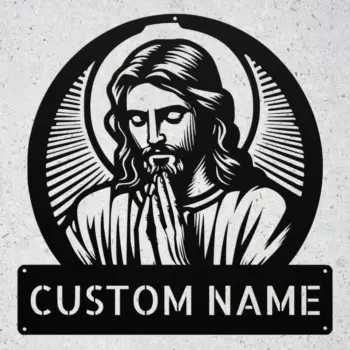 Custom Jesus Metal Sign