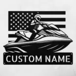 Custom Jet Ski Metal Sign