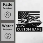 Custom Jet Ski Metal Sign