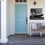 Custom Jet Ski Metal Sign