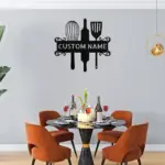 Custom Kitchen Tools Metal Sign
