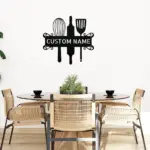 Custom Kitchen Tools Metal Sign