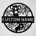 Custom Koala Metal Sign