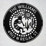 Custom Kokopelli Metal Sign