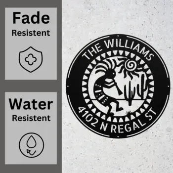 Custom Kokopelli Metal Sign