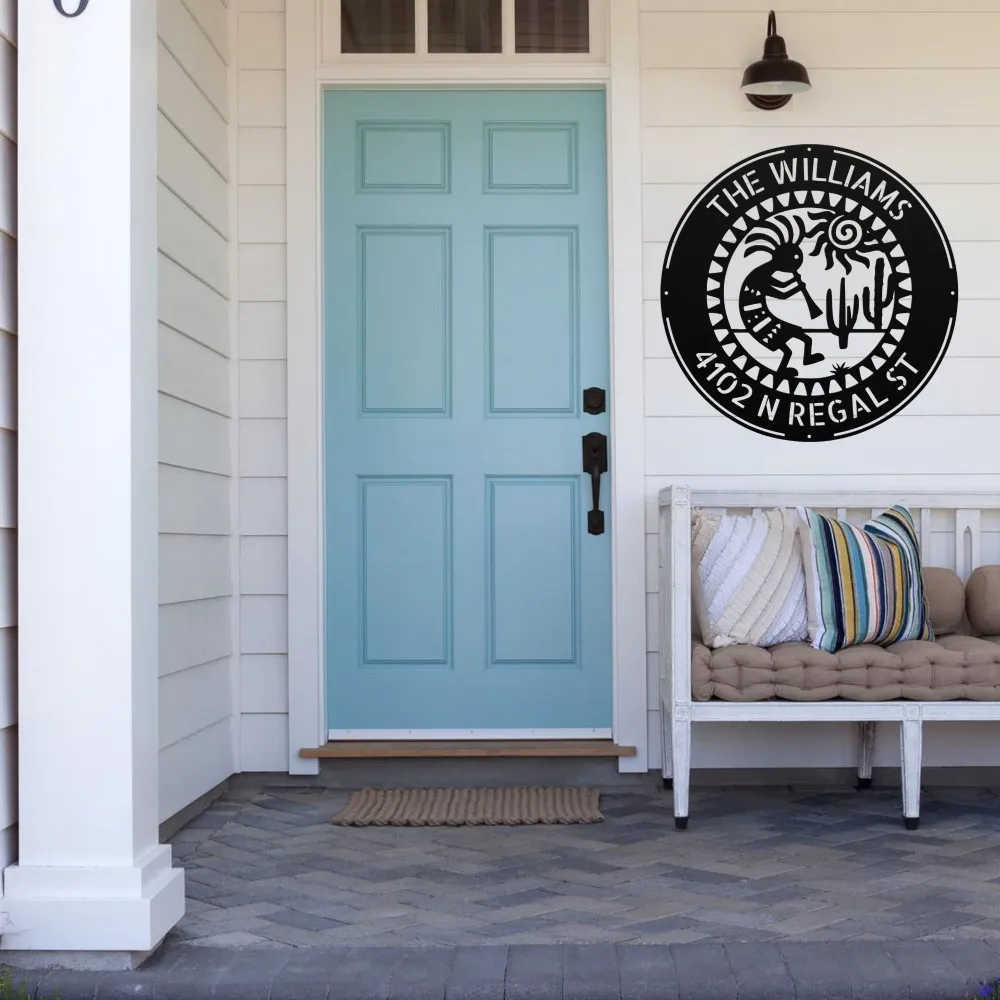 Custom Kokopelli Metal Sign Custom Kokopelli Metal Sign