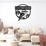 Custom Kookaburra Bird Metal Sign