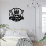 Custom Lacrosse Metal Sign
