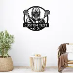 Custom Lacrosse Metal Sign