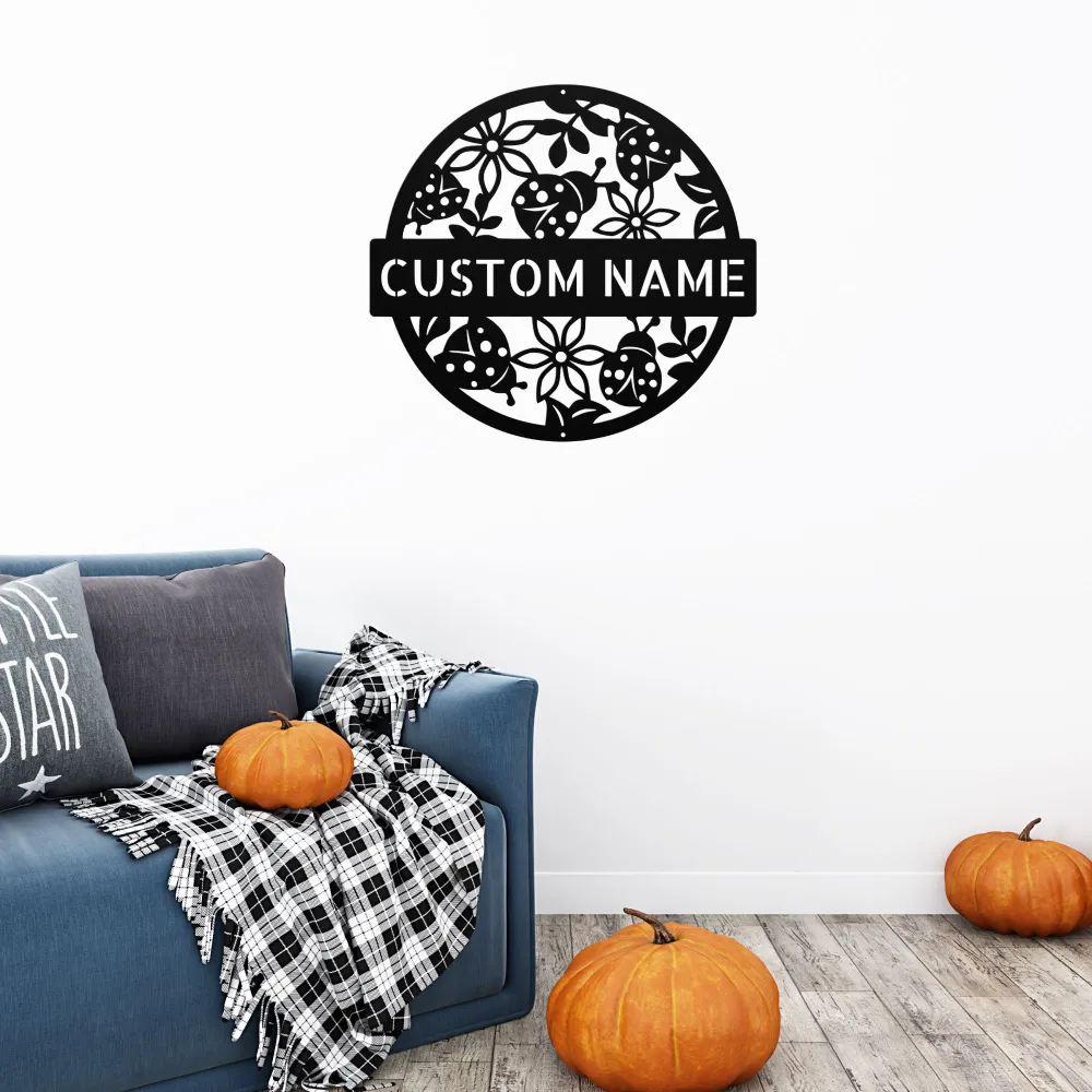 Custom Ladybird Metal Sign Custom Ladybird Metal Sign
