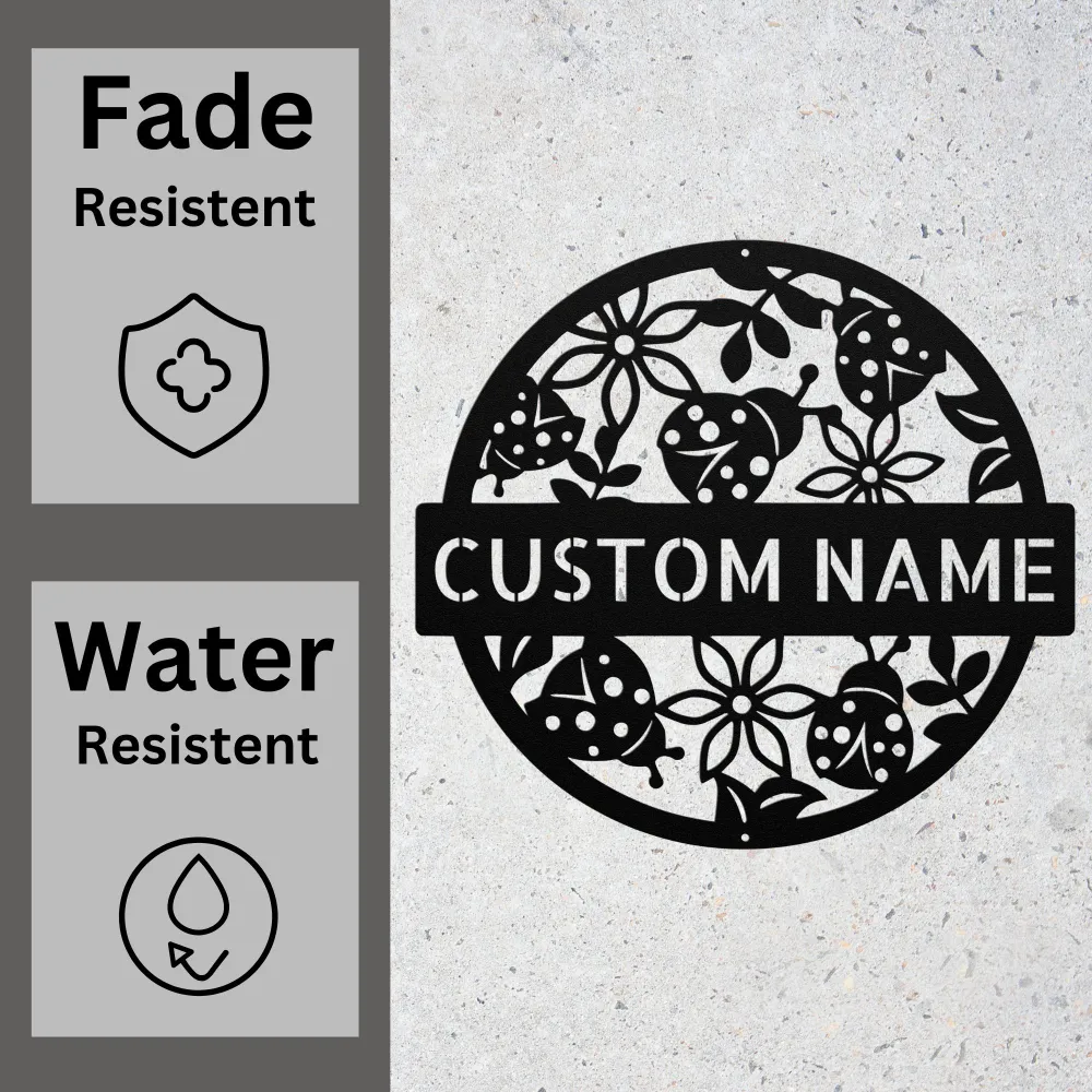 Custom Ladybird Metal Sign Custom Ladybird Metal Sign
