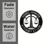 Custom Law Firm Metal Sign