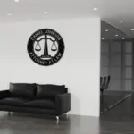 Custom Law Firm Metal Sign