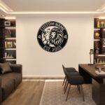 Custom Leo Zodiac Metal Sign