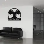 Custom Library Metal Sign