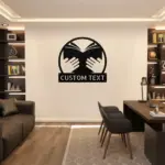 Custom Library Metal Sign