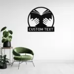 Custom Library Metal Sign