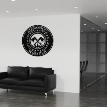 Custom Lumberjack Metal Sign