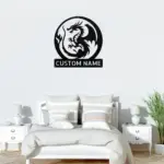 Custom Magic Dragon Metal Sign
