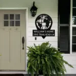 Custom Map Home Address Metal Sign