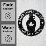 Custom Maple Syrup Metal Sign