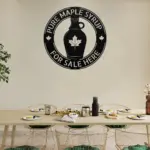Custom Maple Syrup Metal Sign