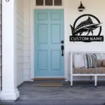 Custom Marlin Fish Metal Sign