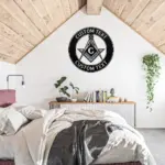 Custom Masonic Symbol Metal Sign