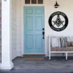 Custom Masonic Symbol Metal Sign