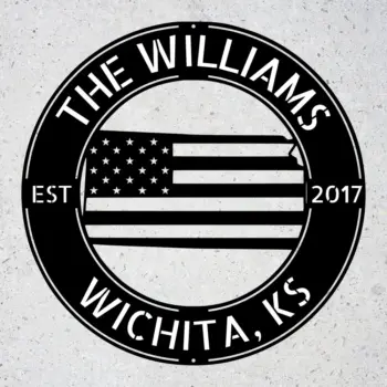 Custom Metal Kansas Metal Sign