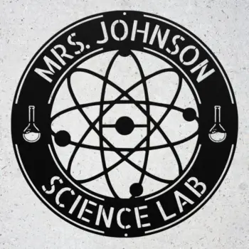 Custom Metal Scientist Sign