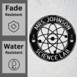 Custom Metal Scientist Sign