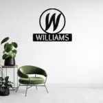 Custom Monogram Name Sign