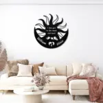 Custom Moon Sun Couple Metal Sign
