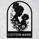 Custom Mother Son Metal Sign