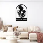 Custom Mother Son Metal Sign