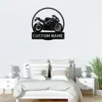 Custom Motorcycle Art Sign