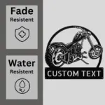 Custom Motorcycle Metal Sign