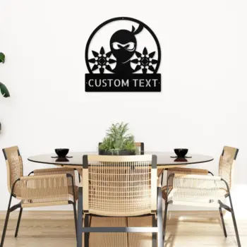 Custom Ninja Metal Sign