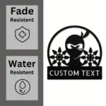 Custom Ninja Metal Sign