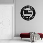 Custom Ohio State Metal Sign