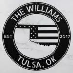 Custom Oklahoma Metal Sign