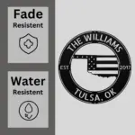 Custom Oklahoma Metal Sign