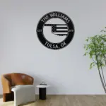 Custom Oklahoma Metal Sign